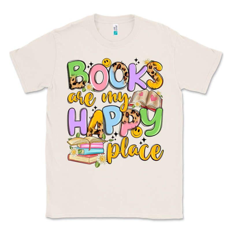 Books Are My Happy Place Classic Tee by Artiststas | Teevron