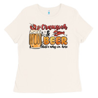 Bone crawfish and beer that's why i'm here Ladies Tee - MaliasSmallBusiness