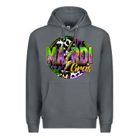 Rock mardi gras lightning Premium Hoodie - FaDigitalArtStudio