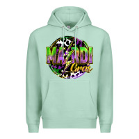 Seafoam mardi gras lightning Premium Hoodie - FaDigitalArtStudio