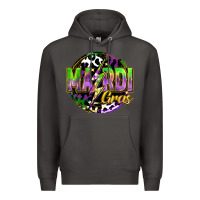 Smoke mardi gras lightning Premium Hoodie - FaDigitalArtStudio