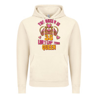 Vintage Artic the queen is 35 long live the queen Vintage Hoodie - Jasminsmagicworld