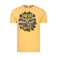 Vintage Mustard wild spirit owl Vintage Tee - BarkalooDesign