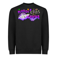 Black mardi gras cruise Heavyweight Sweatshirt - CowGirlArtShop