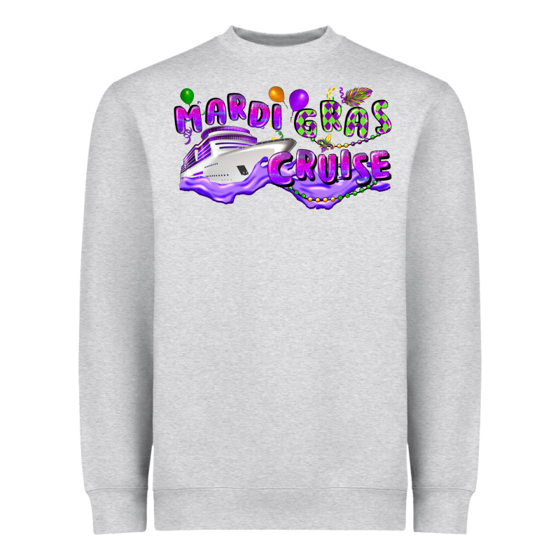 Mardi Gras Cruise Heavyweight Sweatshirt by CowGirlArtShop | Teevron