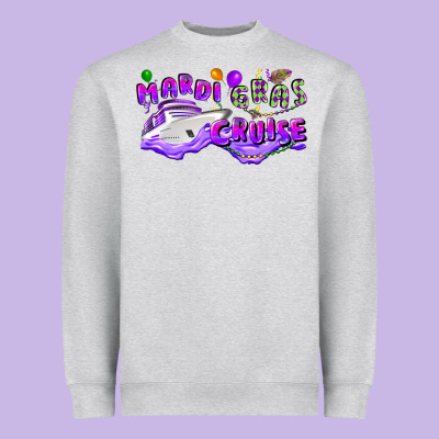 Mardi Gras Cruise Heavyweight Sweatshirt Designed By Cowgirlartshop