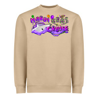 Mushroom mardi gras cruise Heavyweight Sweatshirt - CowGirlArtShop
