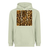Matcha leopard seamless pattern Heavyweight Hoodie - BundleAndBundleShop