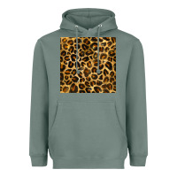 Sage leopard seamless pattern Heavyweight Hoodie - BundleAndBundleShop