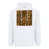 White leopard seamless pattern Heavyweight Hoodie - BundleAndBundleShop