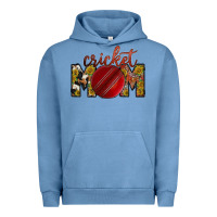Pigment Pebble Blue cricket mom Urban Hoodie - RacoonDesign