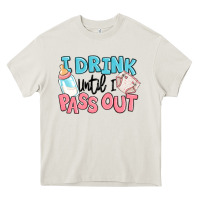 Cream i drink until i pass out baby Heavy Core Tee - MaliasSmallBusiness
