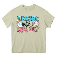 Mossy i drink until i pass out baby Heavy Core Tee - MaliasSmallBusiness