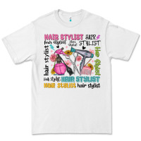 White hair stylist typography Premium Tee - MaliasSmallBusiness