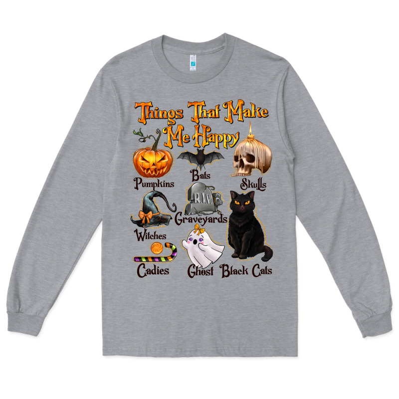 Things That Make Me Happy Long Sleeve Tee by texasbilliewilder | Teevron