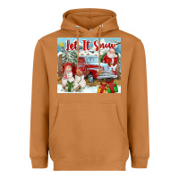 Meerkat Let It Snow Tumbler Heavyweight Hoodie - FaDigitalArtStudio
