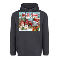 Smoke Let It Snow Tumbler Heavyweight Hoodie - FaDigitalArtStudio