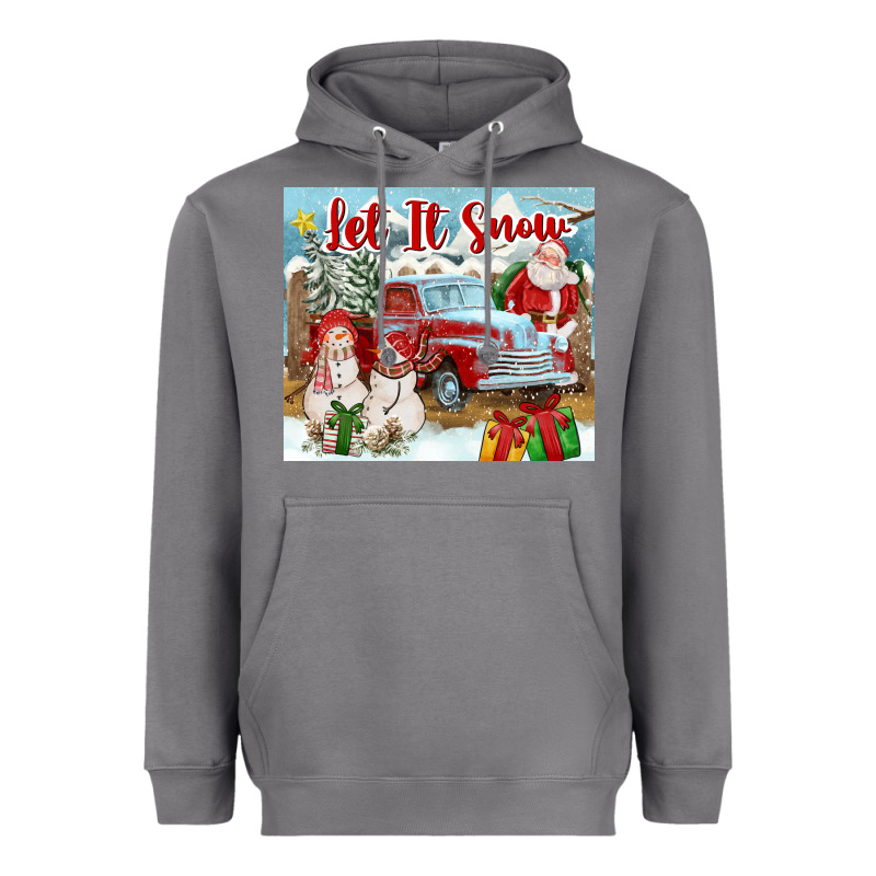 Let It Snow Tumbler Heavyweight Hoodie by FaDigitalArtStudio | Teevron