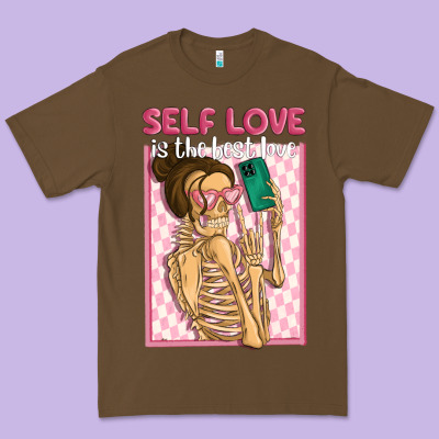 Self Love Is The Best Love Premium Tee Designed By Maliassmallbusiness