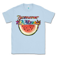Dusty Blue summer vibes Classic Tee - JahusDesignShop