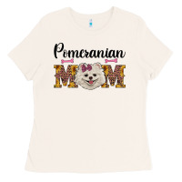 Bone western mom pomeranian Ladies Tee - RanaPortraitStore