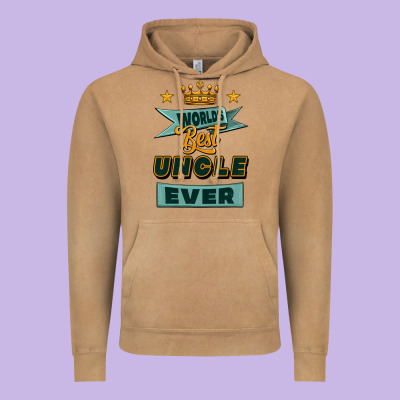 World's Best Uncle Ever Vintage Hoodie Designed By Jasminsmagicworld