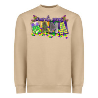 Mardi Gras Mama Heavyweight Sweatshirt | Teevron