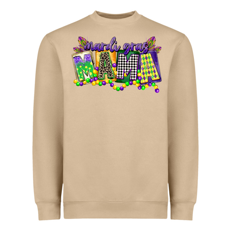 Mardi Gras Mama Heavyweight Sweatshirt by CowGirlArtShop | Teevron