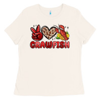 Bone peace love crawfish Ladies Tee - MaliasSmallBusiness