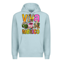 Blue Mist viva mexico mexican coffee cups Premium Hoodie - FaDigitalArtStudio