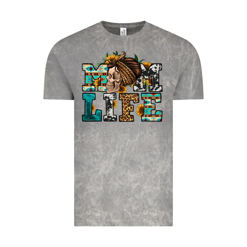 Western Momlife Skull With Bandana Vintage Tee by Jasminsmagicworld | Teevron