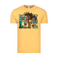 Vintage Mustard western momlife skull with bandana Vintage Tee - Jasminsmagicworld