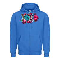 True Royal Western xoxo Zipper Hoodie - FaDigitalArtStudio