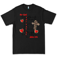 Black for god so loved the world Premium Tee - MaliasSmallBusiness
