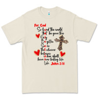 For God So Loved The World Premium Tee | Teevron