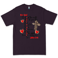 Plum for god so loved the world Premium Tee - MaliasSmallBusiness
