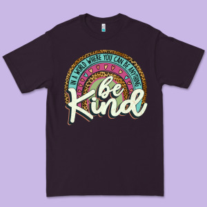 Be Kind   Leopard Premium Tee Designed By Jahusdesignshop