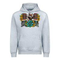 Heather Grey dog mom western Urban Hoodie - RacoonDesign