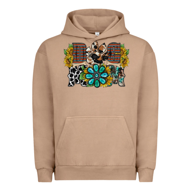 Dog Mom Western Urban Hoodie by RacoonDesign | Teevron