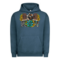 Pigment Midnight Navy dog mom western Urban Hoodie - RacoonDesign