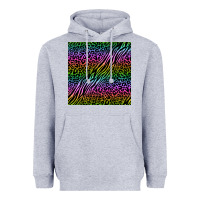 Heather Grey neon glitter safari seamless pattern Heavyweight Hoodie - BundleAndBundleShop