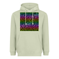 Matcha neon glitter safari seamless pattern Heavyweight Hoodie - BundleAndBundleShop