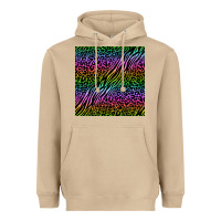Mushroom neon glitter safari seamless pattern Heavyweight Hoodie - BundleAndBundleShop