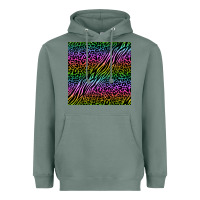 Sage neon glitter safari seamless pattern Heavyweight Hoodie - BundleAndBundleShop