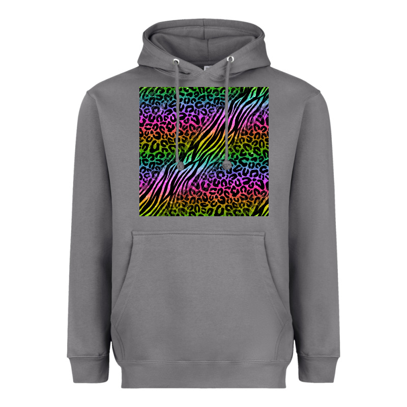 Neon Glitter Safari Seamless Pattern Heavyweight Hoodie by BundleAndBundleShop | Teevron