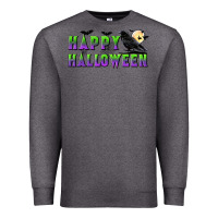 Charcoal Heather happy halloween Premium Sweatshirt - BundleAndBundleShop