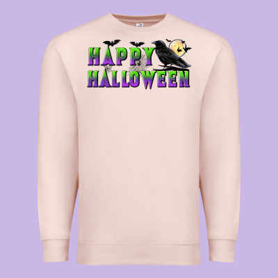 Happy Halloween Premium Sweatshirt Designed By Bundleandbundleshop