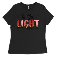 Black be the light Ladies Tee - MaliasSmallBusiness