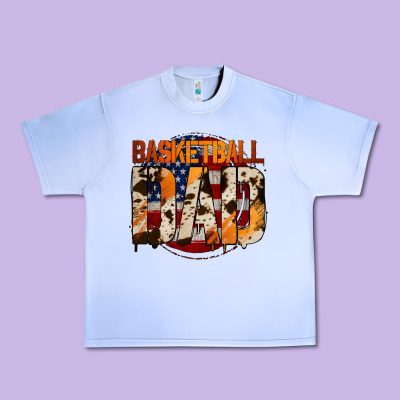 American Basketball Dad Urban Heavy Tee Designed By Bettercallsaul