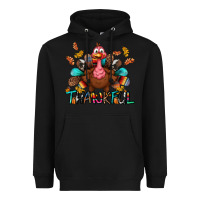 Black Thankful Heavyweight Hoodie - BundleAndBundleShop